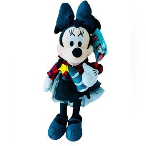 Disney Minnie Mouse Door Greeter Plush 21" Holiday Decor NWT